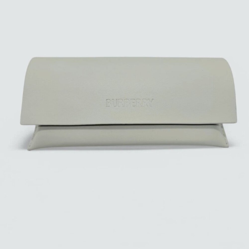 Burberry Cream Leather Sunglass Case/Wristlet BRAND NEW
